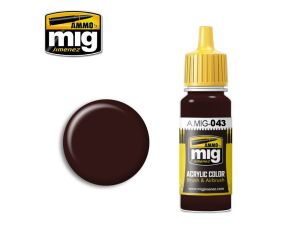 ACRYLIC COLOR SHADOW RUST JAR 17ML** A.MIG-0043