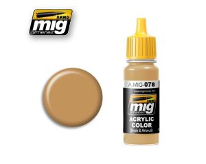 ACRYLIC COLOR OCHRE EARTH JAR 17ML ** A.MIG-0078