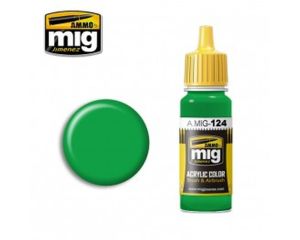 ACRYLIC COLOR LIME GREEN JAR 17ML** A.MIG-0124