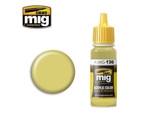 ACRYLIC COLOR FADED YELLOW JAR 17ML** A.MIG-0130