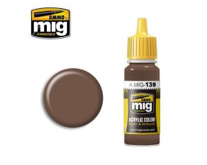 ACRYLIC COLOR REDDISH EARTH JAR 17ML** A.MIG-0139