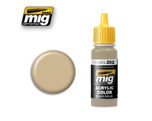 ACRYLIC COLOR FS 30219 TAN JAR 17ML ** A.MIG-0202
