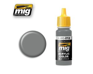 ACRYLIC COLOR FS 26373 SILVER GRAY JAR 17ML A.MIG-0212