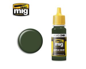 ACRYLIC COLOR RLM 80 OLIVGRUN JAR 17ML** A.MIG-0248