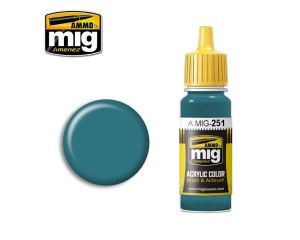 ACRYLIC COLOR RUSSIAN BLUE AMT-7 JAR 17ML** A.MIG-0251