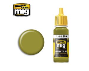ACRYLIC COLOR NAKAJIMA INTERIOR GREEN JAR 17ML** A.MIG-0269