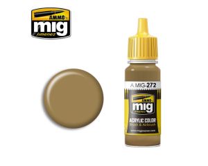 ACRYLIC COLOR GIALLO MIMETICO 4 JAR 17ML A.MIG-0272
