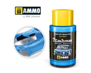 COBRA MOTOR PAINTS MEDIUM BLUE 30 ML A.MIG-0332