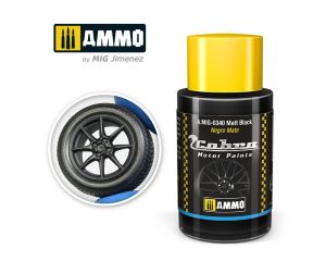 COBRA MOTOR PAINTS MATT BLACK 30 ML A.MIG-0340