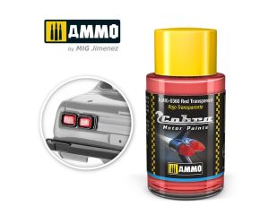 COBRA MOTOR PAINTS RED TRANSPARENT 30 ML A.MIG-0360