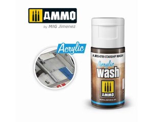 ACRYLIC WASH STARSHIP WASH JAR 15 ML A.MIG-0709