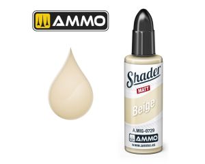 SHADER MATT BEIGE JAR 10ML A.MIG-0729