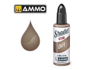 SHADER MATT DIRT JAR 10ML A.MIG-0736