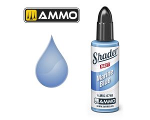 SHADER MATT MARINE BLUE JAR 10ML A.MIG-0748