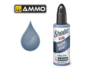 SHADER MATT NIGHT BLUE JAR 10ML A.MIG-0749