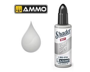 SHADER MATT LIGHT GREY JAR 10ML A.MIG-0754