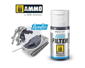 ACRYLIC FILTER BASALT JAR 15 ML A.MIG-0801