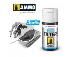 ACRYLIC FILTER NIGHT BLACK JAR 15 ML A.MIG-0802