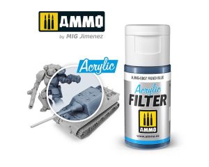ACRYLIC FILTER FRENCH BLUE JAR 15 ML A.MIG-0807