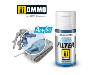 ACRYLIC FILTER MARINE BLUE JAR 15 ML A.MIG-0808
