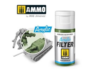ACRYLIC FILTER MILITARY GREEN JAR 15 ML A.MIG-0813
