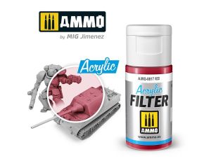 ACRYLIC FILTER RED JAR 15 ML A.MIG-0817