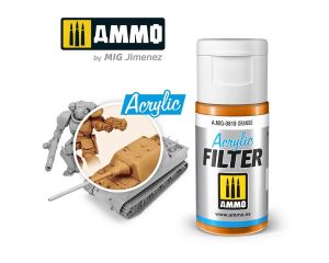 ACRYLIC FILTER ORANGE JAR 15 ML A.MIG-0818
