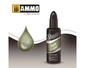 SHADER DARK GREEN JAR 10ML A.MIG-0866