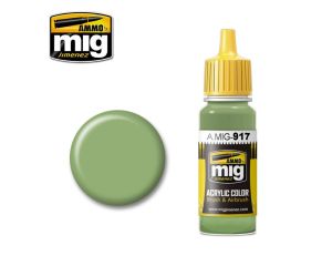 ACRYLIC COLOR LIGHT GREEN JAR 17ML A.MIG-0917