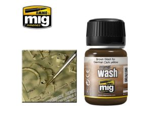 WASH BROWN GERMAN DARK YELLOW JAR 35 ML A.MIG-1000