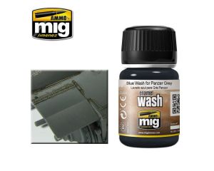 WASH BLUE FOR PANZER GREY JAR 35 ML A.MIG-1006