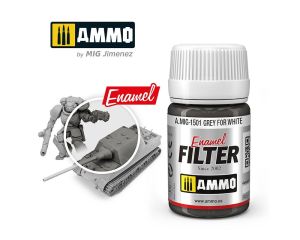 ENAMEL FILTER GREY FOR WHITE JAR 35 ML A.MIG-1501