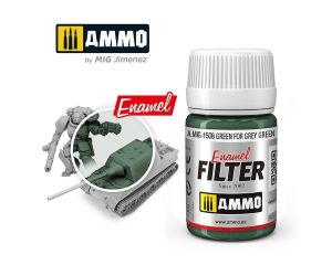 ENAMEL FILTER GREEN FOR GREY GREEN JAR 35 ML A.MIG-1508