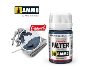 ENAMEL FILTER BLUE FOR DARK GREY JAR 35 ML A.MIG-1509