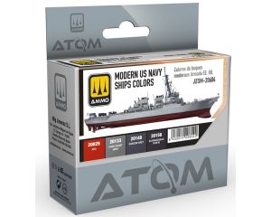 ATOM ACR. MODERN US NAVY SHIPS COLORS SET (12.24) * ATOM-20604