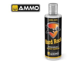 HARD ROCK SUPER DURABLE GLOSSY VARNISH JAR 60 ML A.MIG-2070