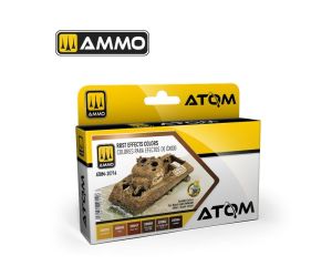 ATOM ACR. PAINT SET RUST EFFECT COLORS 6 JARS ATOM-20714