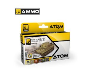 ATOM ACR. PAINT SET TIGER I #01 COLORS 6 JARS ATOM-20720