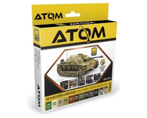 ATOM STUG III AUSF.G EXTERIOR en INTERIOR COLORS SET(12/24) * ATOM-20730
