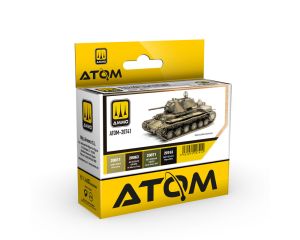 ATOM WWII SOVIET VEHICLES CAMOUFLAGE COLORS SET (05/25) * ATOM-20741