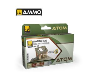 ATOM ACR. PAINT URBAN DIORAMA COL. 6 JARS 20 ML ATOM-20851