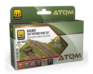 ATOM RAILWAY FAST METHOD PAINT SET ATOM-20851