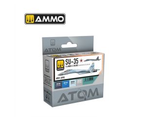 ATOM ACR. PAINT SET SU-35 FLANKER-E 4 JARS ATOM-20902