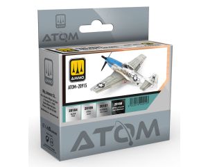 ATOM ACR. BARE METAL AIRCRAFT COLORS SET (12/24) * ATOM-20915