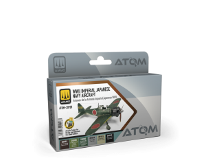 ATOM WWII IMPERIAL JAPANESE NAVY AIRCRAFT SET (12/24) * ATOM-20928