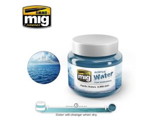 ACRYLIC WATER PACIFIC WATERS JAR 250 ML A.MIG-2201