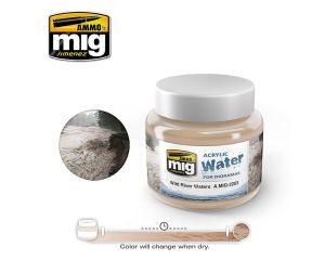 ACRYLIC WATER WILD RIVER WATERS JAR 250 ML A.MIG-2203