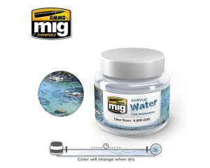 ACRYLIC WATER CLEAR WATER JAR 250 ML A.MIG-2205