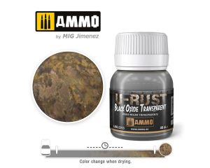 U-RUST BLACK OXIDE TRANSPARENT JAR 40 ML A.MIG-2253