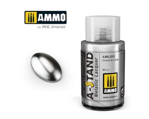 AMMO A-STAND CHROME FOR LEXAN 30ML JAR A.MIG-2313